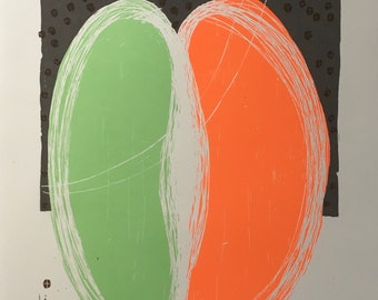 Tropical Bean - Impresión Serigraph Original