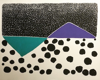 Hill and Green Dale - Original Serigraph Print