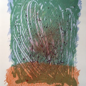 Kaktusy - Oryginalny wydruk serigraficzny