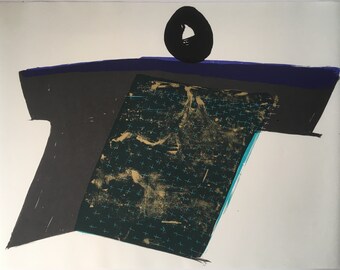 Fliegende Kimono - Original Serigraph Druck