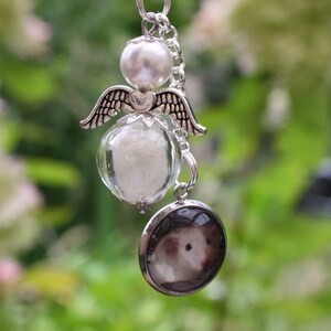 tierhaar hundehaar fell engel anhanger