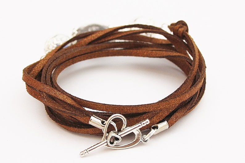 Tierhaar Haarlocke Kind Armband Wickelarmband Schmuck Tierschmuck Haustier gestorben verstorben Trauer Erinnerung Andenken Vergissmeinnicht Bild 4