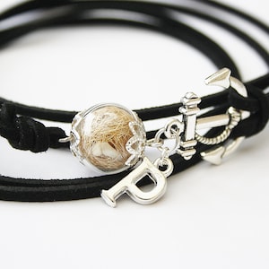 Poils d'animaux wrap bracelet bracelet bijoux animal mort fourrure chien fourrure chat fourrure fourrure animale lapin fourrure souvenir souvenir crin de cheval image 3