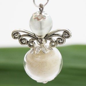 FloralGrace Tierhaar Anhänger - Transparente Fell Aufbewahrung Für Haustiere