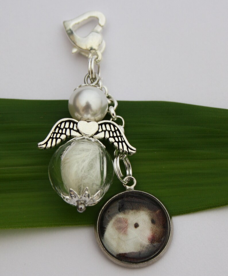 Tierhaar Engel Anhänger Foto Katze Pferd Hund Andenken Etsy