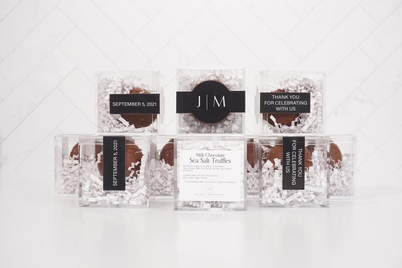 Chocolate Truffle Favor Truffles Wedding Favors Etsy