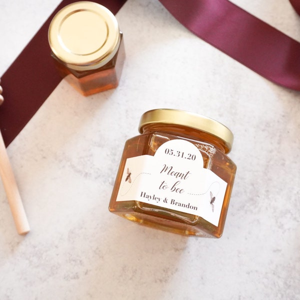 Meant to Bee Honey Wedding Favor | Honey Wedding Favor | Wedding Favors | Meant to Bee Favors | Meant to Bee Gifts | Engagement Party Favor