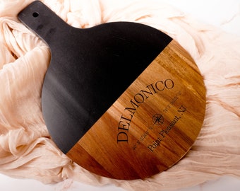 Tagliere per formaggi in marmo personalizzato / Tagliere da portata in legno di acacia inciso / Tagliere per formaggi in marmo inciso / Tagliere per salumi inciso