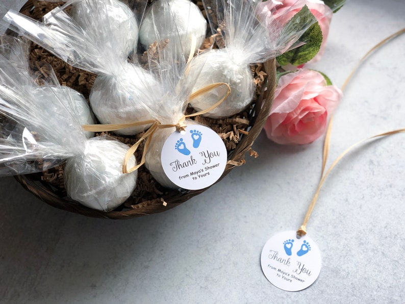 Bath Bomb Baby Shower Favor 4.5oz Rose Petal Bath Bomb Etsy