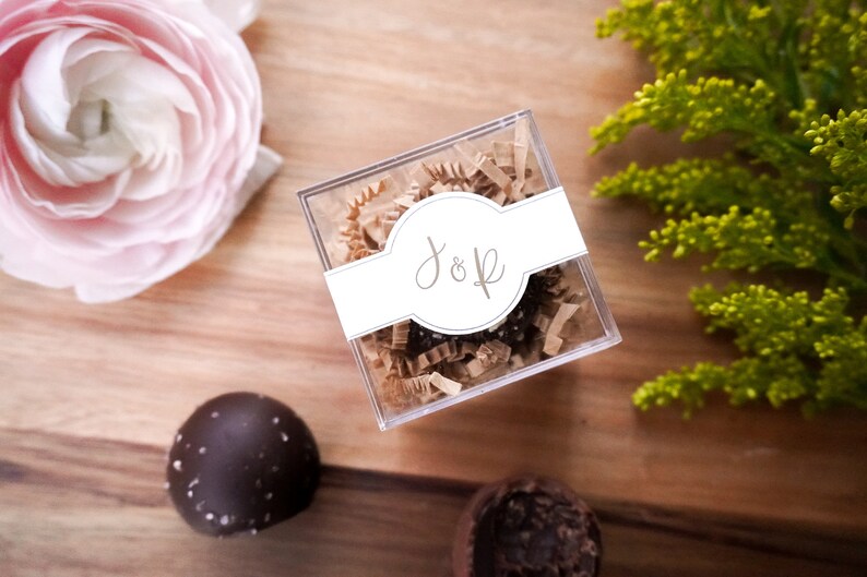 Chocolate Truffle Favor Truffles Wedding Favors Etsy