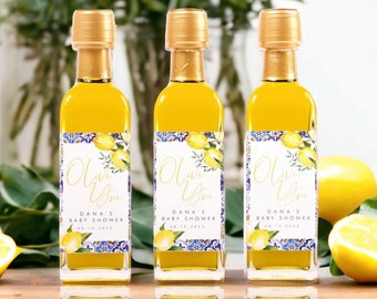 Amalfi Bridal Shower Favor | Amalfi Themed Olive Oil Favor | Infused with Love Olive Oil Favor | Olive You Favors | Olive Oil Wedding Favor