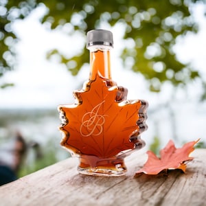 Pure Maple Syrup 60ml or 100ml Favor | Wedding Favor | Maple Syrup Shower Favor | Vermont Maple Favor | Engagement Favor | Autumn Favor