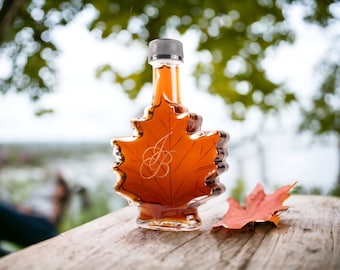 Pure Maple Syrup 60ml or 100ml Favor | Wedding Favor | Maple Syrup Shower Favor | Vermont Maple Favor | Engagement Favor | Autumn Favor