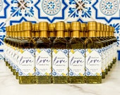 Amalfi Olive Oil Bridal Shower Favor | Amalfi Wedding Favors | Olive Oil Party Favor | Favors for Bridal Shower | 60ml, 100ml, 200ml