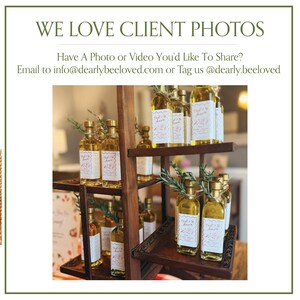 Lemon Olive Oil Favors | Thank You For Showering With Love | Olive You Favors | Olive Oil Bridal Shower | Baby Shower | 60ml, 100ml, 200ml image 19