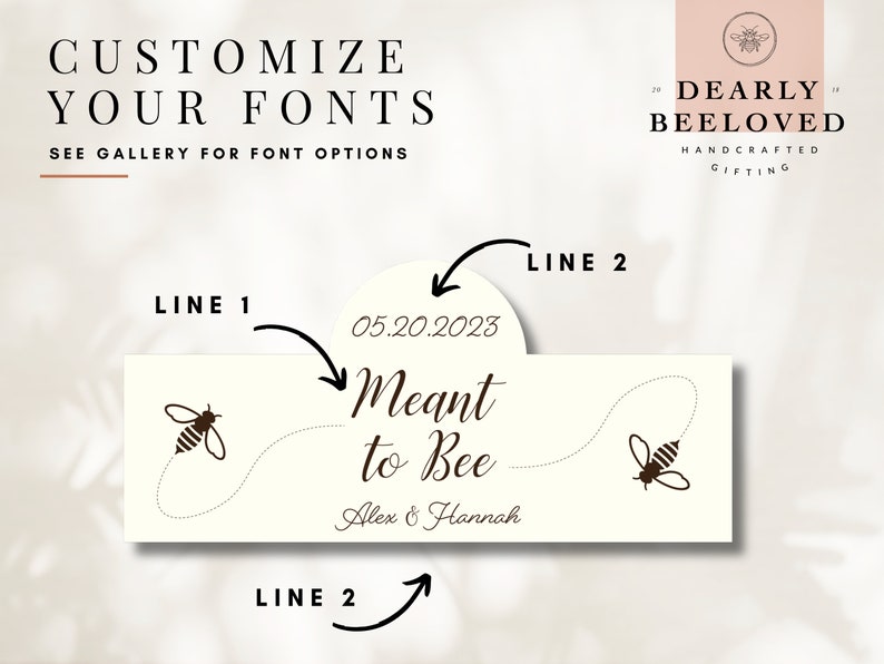 Meant to Bee Honey Wedding Favor Honey Wedding Favor Wedding Favors Meant to Bee Favors Meant to Bee Gifts Engagement Party Favor image 2