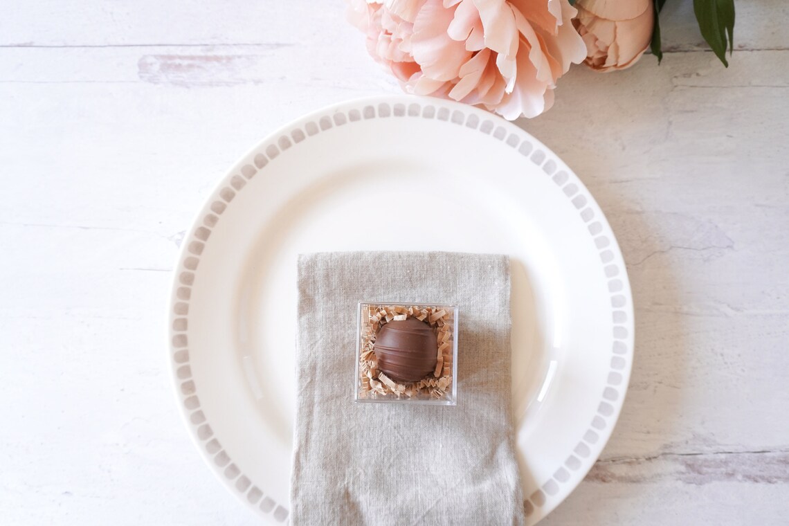 Chocolate Truffle Favor Truffles Wedding Favors Etsy