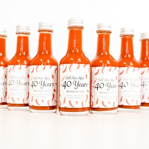 Hot Sauce Birthday Favor 2oz | Still Spicy Favors | Hot Sauce Birthday Favor | Still Spicy Birthday Favor | Hot Sauce | Spicy Event Favor
