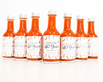 Hot Sauce Birthday Favor 2oz | Still Spicy Birthday Favor | Hot Sauce Birthday Favor | Spicy Birthday Favor | Hot Sauce | Spice Event Favor