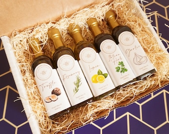 Olive Oil Sampler Pack | Olive Oil Tasting Gift | Infused Olive Oil Sample Pack | Olive Oil Tasting Set | Infused Olive Oil Tasting