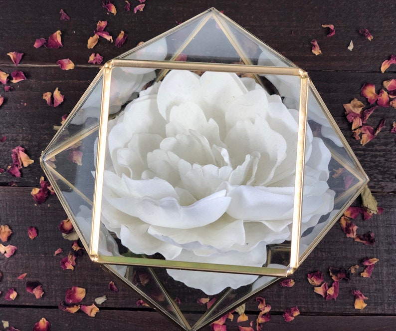 Gold Terrarium Glass Candle Holder Rose Gold Terrarium Etsy