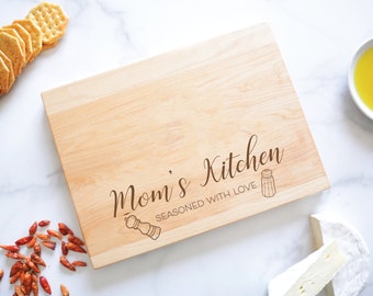 Personalized Mom Cutting Board | Engraved Kitchen Decor | Gift For Mom | Gift For Stepmom | Gift For Grandmother | Gift For Aunt
