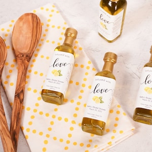 Olive Oil Favors 60ml | Infused with Love Olive Oil Favor | Olive You Favors | Olive Oil Bridal Shower Favor | Olive Oil & Vinegar Set