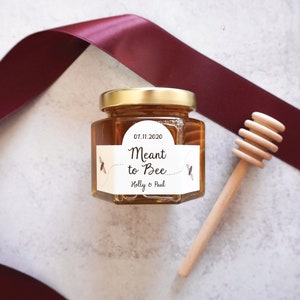 Meant to Bee Honey Wedding Favor Honey Wedding Favor Wedding Favors Meant to Bee Favors Meant to Bee Gifts Engagement Party Favor image 9
