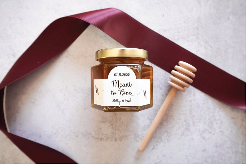 Meant to Bee Honey Wedding Favor Honey Wedding Favor Wedding Favors Meant to Bee Favors Meant to Bee Gifts Engagement Party Favor image 9