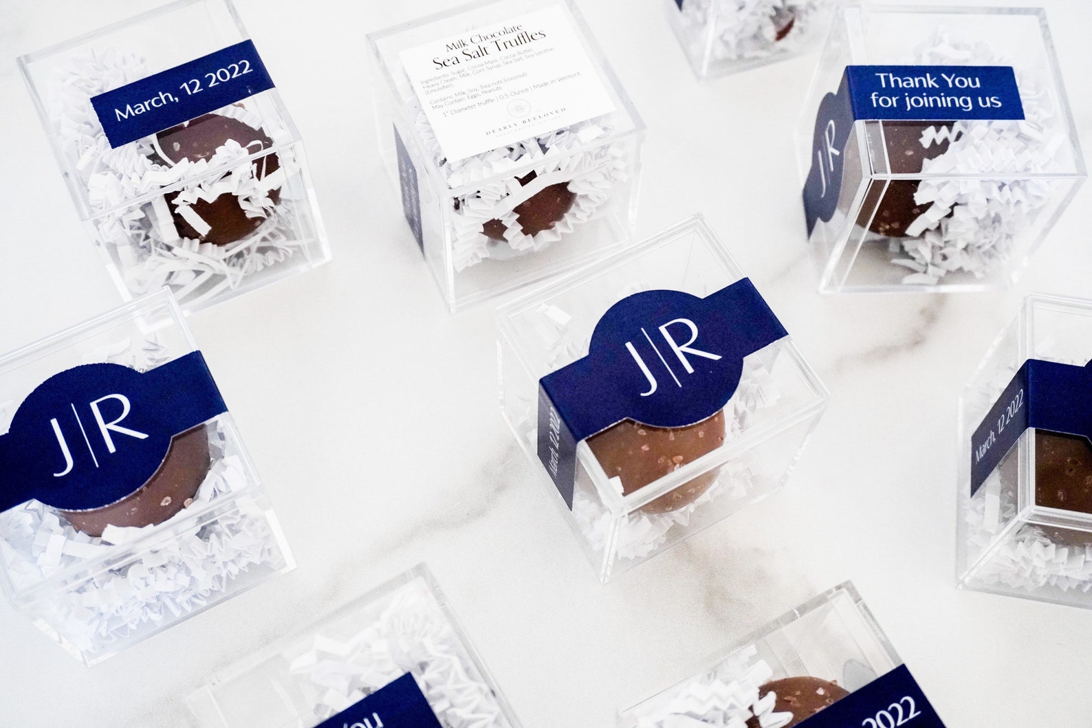 Chocolate Truffle Favor Truffles Wedding Favors Etsy