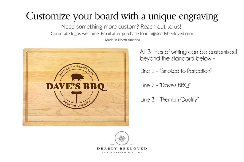 DearlyBeelovedLLC Cutting Board - Thumbnail 4