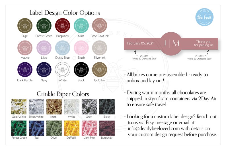 Chocolate Truffle Favor Truffles Wedding Favors Etsy