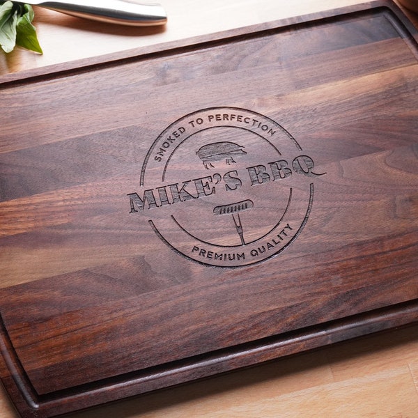 Father’s Day Gift | Grill Master Cutting Board Carving Board | Engraved Cutting Board | BBQ Cutting Board | Dad Gift | Grooms Gift