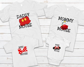 Mouse Family Tees, Dad tee, mom Tee, Mickey Minnie Magical Disney Vacation Shirt