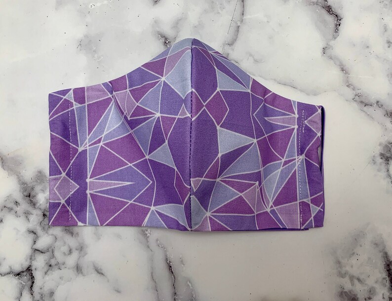 100% Cotton Face Mask MADE IN USA Washable Mask Reusable image 2