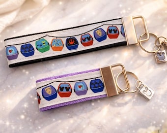 Skyliner, Disney Gondola festival gift card holder / keyfob, mini fob