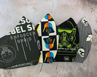 Face Mask 100% Cotton  MADE IN USA/ Disney Face Mask /Washable Mask /Protective Masks/ Reusable Mask / Adult & Kids Masks