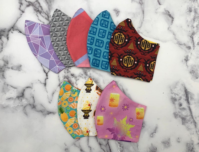 100% Cotton Face Mask MADE IN USA Washable Mask Reusable image 1