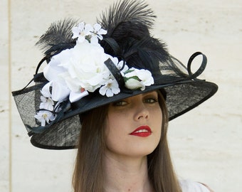 Ivory Fascinator Womens Tea Party Hat Church Hat Kentucky