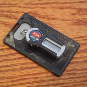 Porta credencial universal RSA SecureID (1-4) (opciones personalizadas disponibles)