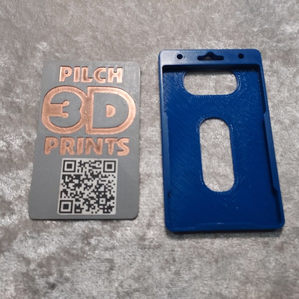 3D Printed Badge Holder 1 to 3 Badges (Custom Options Available)