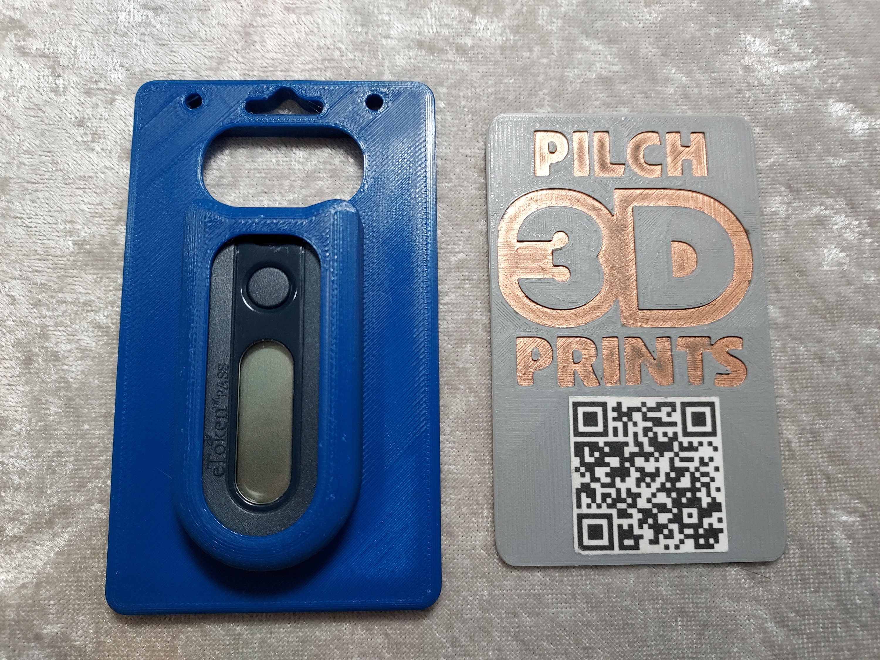 3D Printed Safenet Etoken Pass 1-3 Badge Holder multiple Color Options  Available -  Norway