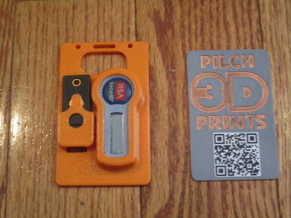 3D Printed RSA Yubikey 5 NFC (1-3) Badge Holder - Etsy