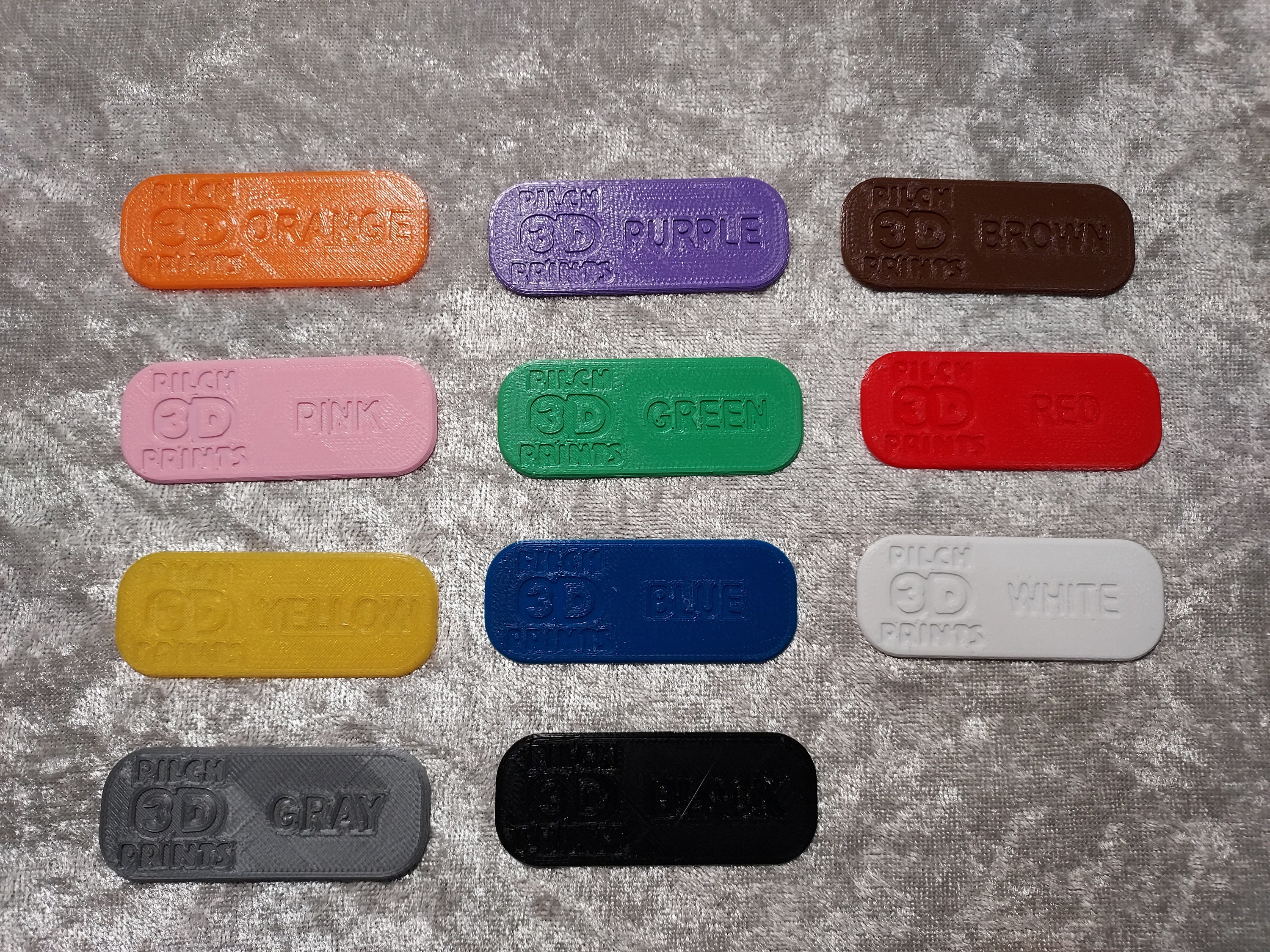 3D Printed Apple AirTag 1-3 Badge Holder custom Options Available