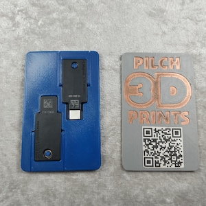 Dual Yubikey 5/5C NFC Flip Card