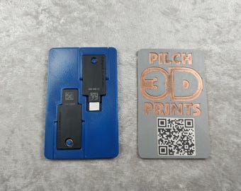 Dual Yubikey 5/5C NFC Flip Card