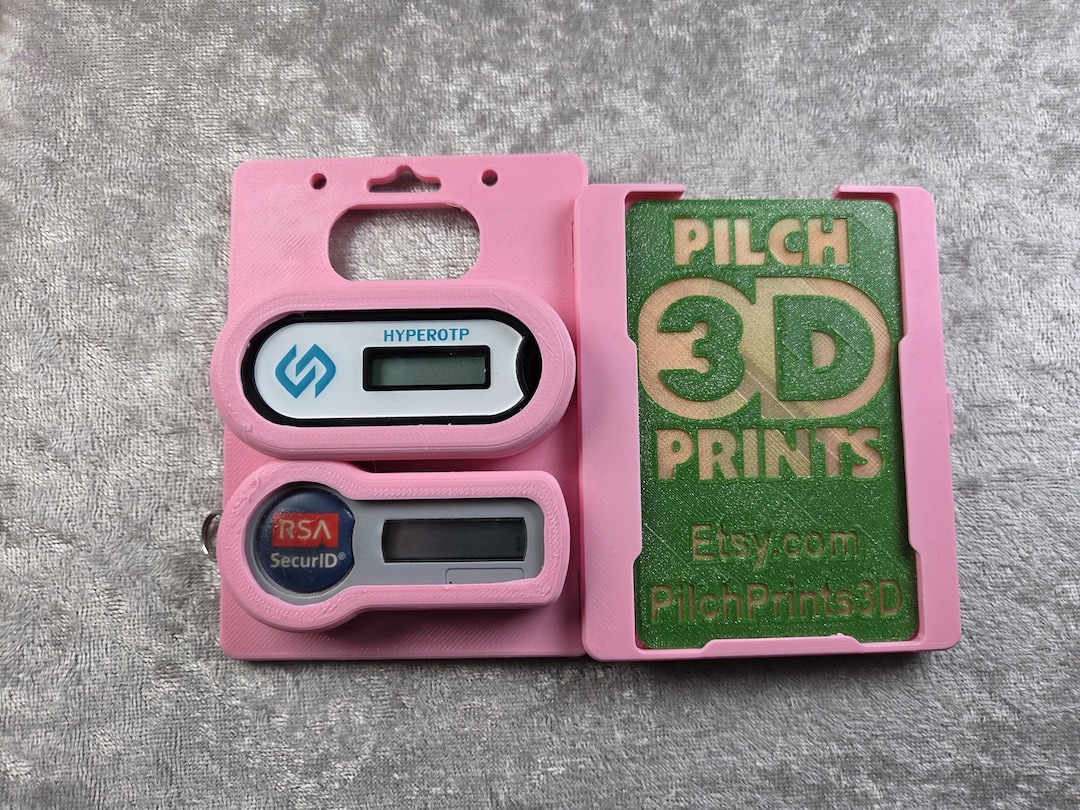 Folding Surepass Id and RSA Securid (1-3) Badge Holder (aka Untrust ...