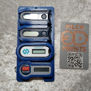 3D-gedruckter SurePass, 2 Safenet eToken, RSA sichereID-Ausweishalter (ein, zwei und drei Ausweise und mehrere Farboptionen verfügbar)