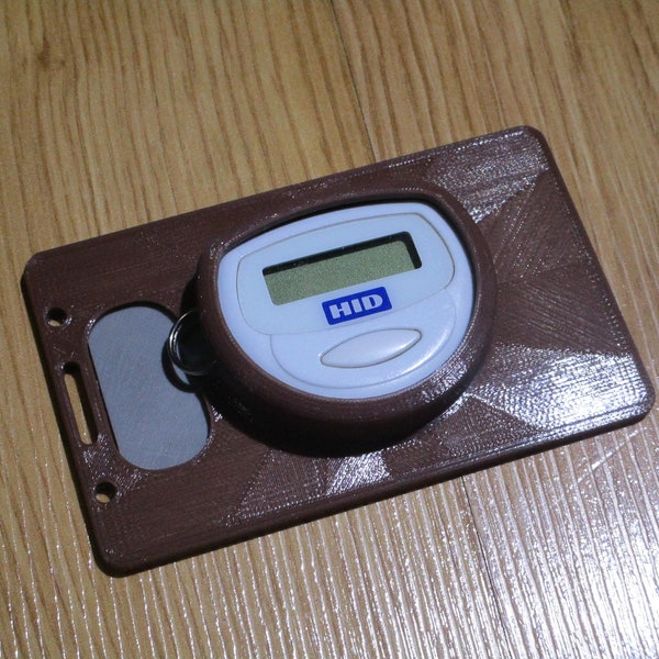 3D Printed HID ActivID Mini Token (1-3) Badge Holder (Custom Options Available)