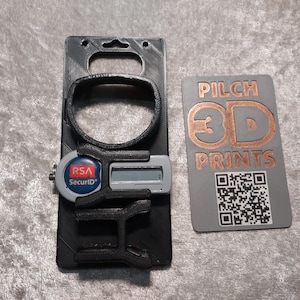 3D gedruckter Combo HID, 2 RSA (1-3) Ausweishalter